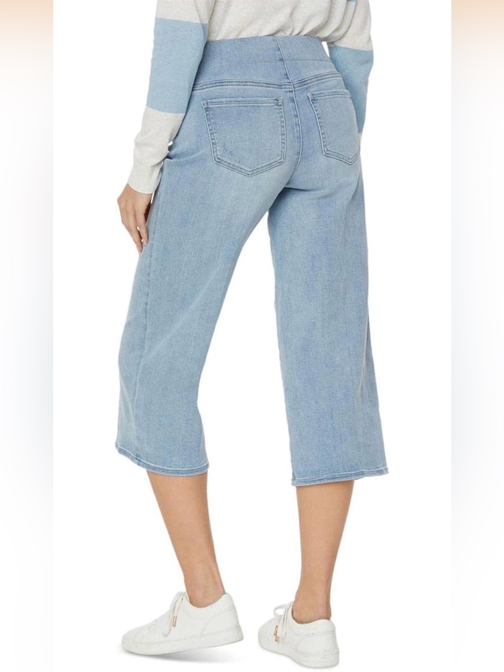NYDJ Pull On Wide Leg Capri Sz 12